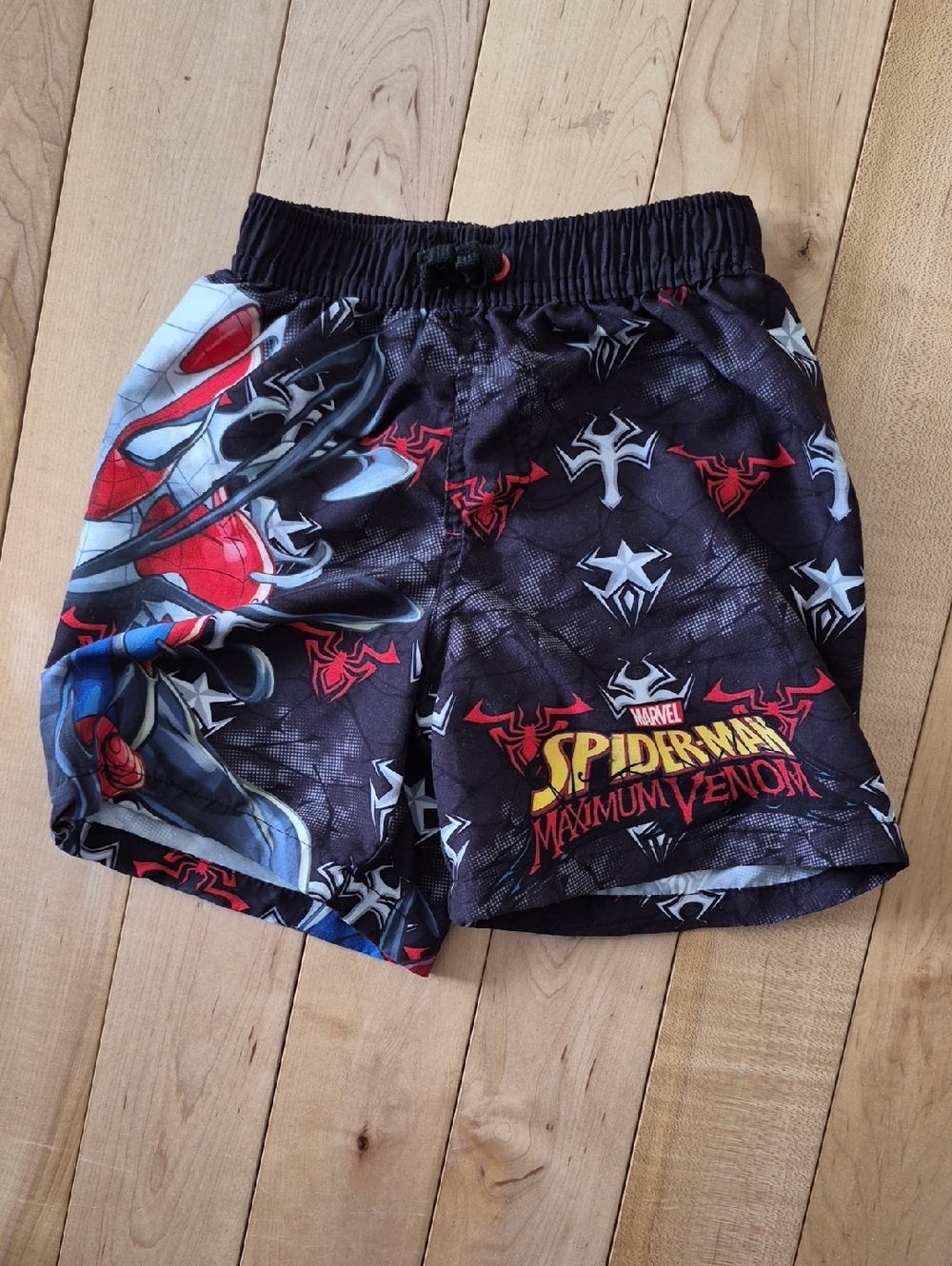 Boys Size 4/5 Marvel Spider-Man Swim Shorts